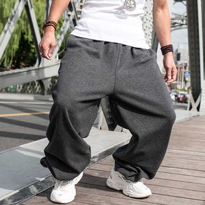 Pantaloni da uomo Pantaloni in pile caldi taglie forti hiphop harem joggers pantaloni uomini pantaloni casuali della gamba larga pantaloni larghi abbigliamento streetwear z0225