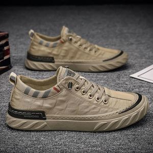 GAI GAI Scarpe eleganti di tela da uomo comode sneakers tutto-fiammifero vecchio tessuto di Pechino traspirante seta del ghiaccio appartamenti sportivi casual mocassini 230225