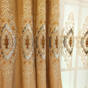 Curtain Slow Soul European Curtains Luxury For Living Room Pink Coffee Blue Purplecurtains Bedroom Window Drapes Velvet Kitchen