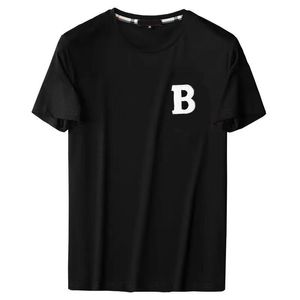 Spring and summer brushed cotton clothes Crew Neck new high grade cotton printing short sleeve round neck panel T-Shirt mens sleeve tees graphic design t shirts M-4XL