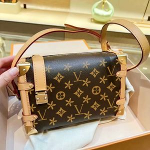 dam sidostammen blomsterlåda Axelväska louvis Lyx Designer väska handväska M21741 M46358 Läder Dam Plånbok Män Plånbok S-lås crossbody resor clutch väskor