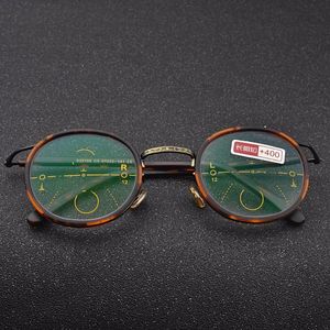Óculos de sol Pochromismo Leitor multifocal progressivo Veja de longe e quase leitura Óculos Bifocal Presbyopia Women UV Glasses NxSungLASSes