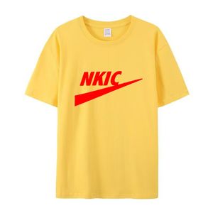 Camiseta masculina colar pura o colarinho de manga curta camisetas de camiseta de camiseta preta t-shirts fitness para roupas de roupas masculinas impressão de logotipo da marca