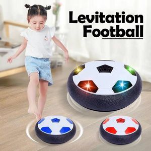 Kids Levitate Suspending Soccer Ball Air Cushion Floating Foam Football with LED Light Gliding Toys Sport Soccer Toys Kids Gifts