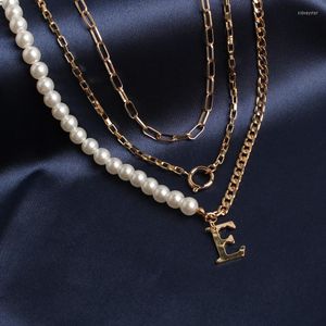 Chains Rose SisiFashion Map Necklaces For Women Sequins Star Pendants Pearl Necklace Beads Shell Chokers Jewelry Costume