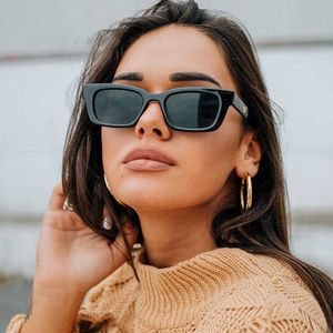 Sunglasses DYTYMJ Rectangle Vintage Women Sunglasses Brand Designer Retro Points Sun Glasses Female Lady Eyeglass Cat Eye Driver Goggles G230225