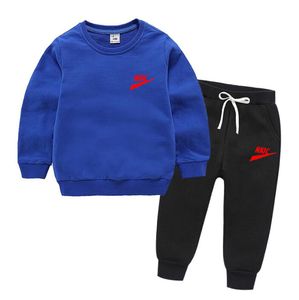 New Boys Girls fashion Print Clothing Sets Spring autumn Kids Clothing Suits Sets Children Boy Girls Sports Tracksuits Suits