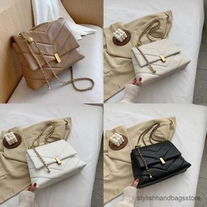 2023 Elegant Female Large Tote bag Fashion New High quality PU Leather Women's Designer Handbag Chain Shoulder Messenger Q1215