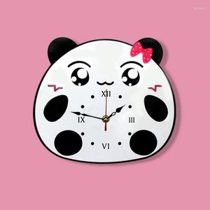 Wall Clocks Cartoon Creative Acrylic For Kids Child Study Bed Room Silent Movement Battery Powered Watches Home Decorative Clock