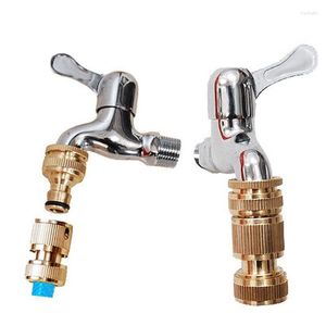 Kitchen Faucets Brass Standard Connector Washing Machine Gun Quick Connect Fitting Pipe Connections Threaded Tap Connectors Tools