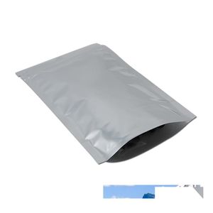 car dvr Storage Bags 3.5X5.5 9X14Cm Mylar Stand Up Aluminum Foil Clear Package Pack Bag For Food Coffee Resealable Zip Lock Party Packing Dr Dhnvz