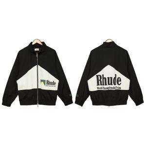 Designer Jacket Rhude Jackets Mens Jacket Men's Coat Men Casual Fashion Loose Overcoat Us Size S-XL