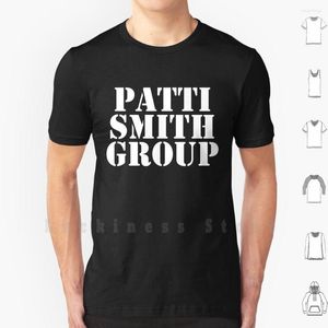 Herren -T -Shirts Patti Smith Shirt 6xl Baumwolle Coolte Tee Group Rock Roll Punk CBGB Pferd