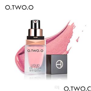 Blush O.Two.O Marca 1 pezzo Trucco Fard liquido Elegante dura a lungo 4 colori Naturale Guancia Contorno viso Trucco Drop Consegna Salute Beaut Dhpga