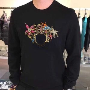 Hoodies Tasarımcı Kazakları Erkek Büyük Beden Pamuklu Uzun Kollu Tişörtler Bisiklet Yaka KazaklarLüks Kapüşonlular Erkek Kadın Baskılı Sweatshirt Trend Hip-Hop Üstleri