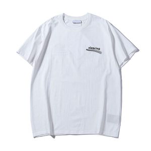 T-shirts de luxe pour hommes Vêtements de plein air unisexe T-shirts à manches courtes d'été Hommes Designer Lettre Imprimer Mélange Coton Respirant Tops Wr96
