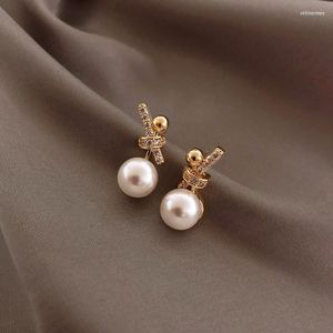 Gestüt Ohrringe Fashion Pearl für Frauen Bijoux Femme niedliche Ohrringschmuck 2023 Geschenk FriendStud Odet22 Mill22