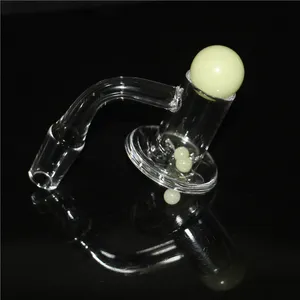 hookahs 25mm OD Opaque 4mm Bottom Smoking 14mm quartz banger nail 10mm 18mm male female for Dab Rig Glass Bong Bowl Pipes Adapter glass ash catcher
