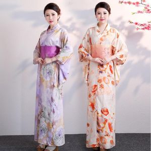 Etniska kläder japanska traditionella anime kimono långa klänningar kvinnor yukata cosplay kostym asia klänning