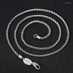 Catene vera collace argento tailandese accessori per gioielli fine vintage 925 collane a catena sterling per uomo regalo maschio