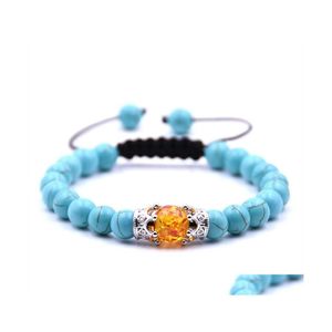 car dvr Beaded Strands Double Crown Flower Woven Bracelets For Men And Women Meaning Identity Symbol Queen Temperament Fashion Bracelet Gif Dhprn