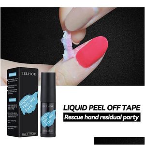 Nail Gel Polish Liquid Peel Off Tape Protect Glue Varnish Antispill Latex Fast Dry Skin Care Drop Delivery Health Beauty Art Dhcv8