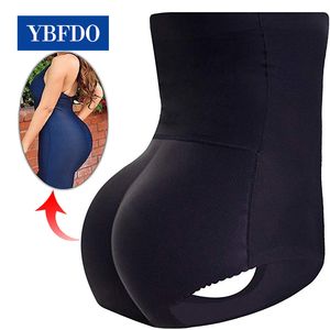 Women's Shapers YBFDO Women Underwear Lingerie Slimming Tummy Control Body Shaper Fake Ass Butt Lifter Briefs Sponge Padded Push Up Panties 230227