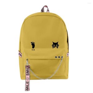 Backpack Hip Hop School Bags Boys Girls Haikyuu!! Travel 3D Print Oxford Waterproof Notebook Multifunction Shoulder Backpacks