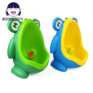 Seat Covers Cute Frog Baby Boy Potty Toilet Urinal Kids Travel Potty Training Frog Children Stand Vertical Pee Infant Toddler Wall-Mounted 230227