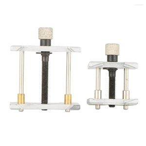 Relógio kits de reparo 2pcs 2 em 1 metal titular de movimentação de base fixa Removedor de base multi -função Vice -grampo Acessório da ferramenta para relojoeiros