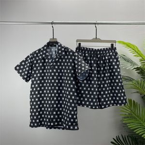 2 camicie da uomo per maschi da uomo di moda estiva di camicie da design camicie per leisure camicia per leisure slip fit al tabellone delle spiagge corte a manica corta#34