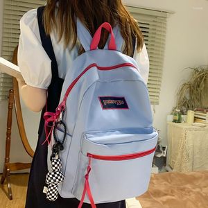 حقيبة الظهر Diehe Women Cute Nylon Preppy Style Womens Rucksack College Mochilas for Teenage Girls Bagpack