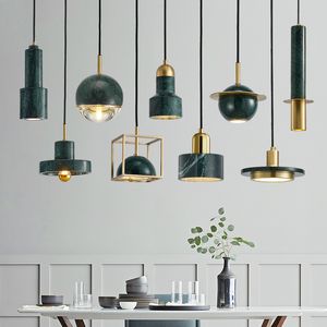 Nordic Mini Chandelier Light Luxury Pendant Lamp Marble Mini Chandelier For Living Room Restaurant Bedroom Bar Led Light