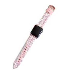 Luxury Leather Watch Band For Apple Watch Strap Series 41mm 45mm 38mm 42mm 40mm 45mm 44mm Men Women Wristbands Iwatch Series 8 7 6 5 4 3 Se Watchbands Accessories 1pcs