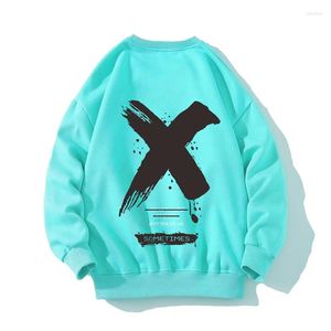 Męskie bluzy z kapturem Wszech-Match wiele kolorowych bluzy Crewneck unisex bluza unikalna streetwear angielski list graficzny harajuku