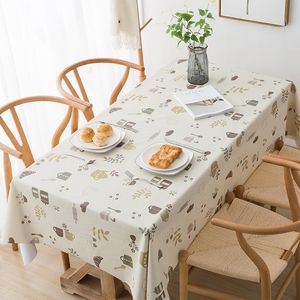 Table Cloth 2023 Pvc Tablecloth Small Fresh Pad Waterproof Anti-scald Oil-proof Dining Fabric