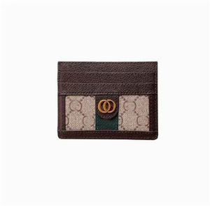 5A luksusowy projektant karty origina g Wysokiej jakości oryginalne skórzane kobiety torebki monety mini -portfel dwustronne portfele kluczowe
