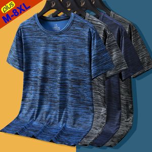 Мужские футболки футболки Мужчина 7xl 8xl Plus Size Summer Summer Tshirt Tee Tee Ruse Путешествие по базовым женским топам негабаритная одежда 230227
