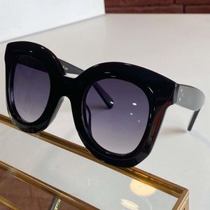 Marta CL 41093 Sonnenbrille, schwarzer Rahmen, graue Linse, Gafas de Sol, Sonnenbrille, modische Damen-Sonnenbrille mit Box285t