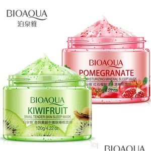 Andra hudvårdsverktyg Bioaqua Mask Natural Plant Essence Slee Face Cream Facial föryngrande Hydrating Lyft Firm Drop Delivery He Dhanw