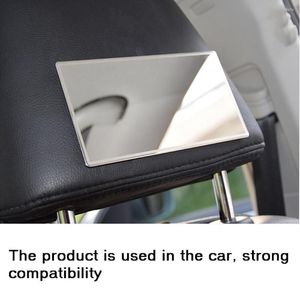 Interior Accessories Car Sun Visor Mirror Stainless Steel Portable Sun-Shading Makeup Mirrors High Clear Cars No Battery 2023