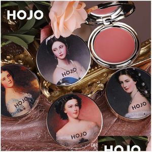 Blush Hojo Royal Noble Cream duradouro à prova d'água de rosa laranja cor de contorno de maquiagem Brilhão Paleta Drop Entrega Saúde B Dhfej