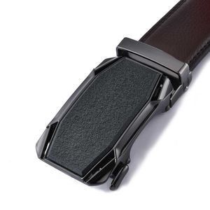Belts Fashion Automatic Buckle Belts Male Mens Belt for Men Genuine Leather High Quality Designer Luxury Accessories Gift 130cm Long Z0223