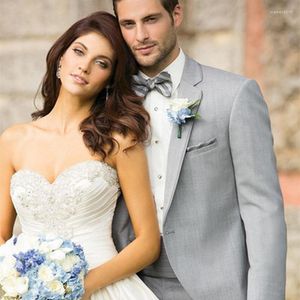 Ternos masculinos 2023 Tuxedos de casamento personalizados de um botão de noivo Tuxedos terno