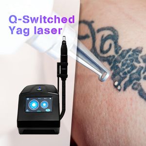 Przenośny 2000 mJ Q Switch Nd Yag Laser Tattoo Remover 1064NM 532nm 1320nm rozciągający znak blizny Usuwanie urządzeń kosmetycznych