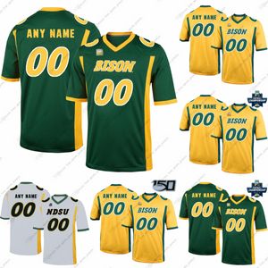 Custom NCAA College Dakota Norte Dakota Bison Jerseys Hofstedt Luepke águas Werremeyer Collins Entz Gores Green Harris Hart Hegerle Lance Lippe Mathis