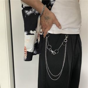 Ketten Hip Hop Taille Punk Straße Schlüsselanhänger Metall Hosen hängen lange Hosen Hipster Brieftasche Gürtel Schlüsselanhänger Unisex Schmuck