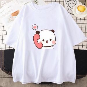 Erkek Tişörtleri Büyük Boy Y2K Anime Kawaii Vintage Sıradan Üstler Yaz Moda Sevimli Karikatür Gömlek Kadın Komik 100 Pamuk Çiftleri Tee