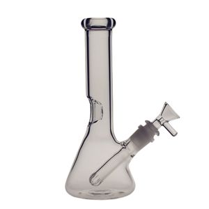 Saml 21cm Tall Beaker Bong Hookahs Mini Bongs Glass Travel Dab Rig Diffusion Percolate joint size 14.4mm PG3008