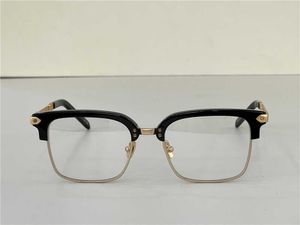 Märke Desinger Bågar för glasögon Clear Lens Eye Retro Full Frame Metal Glasögon Vintage Kvinnor Män Dator
